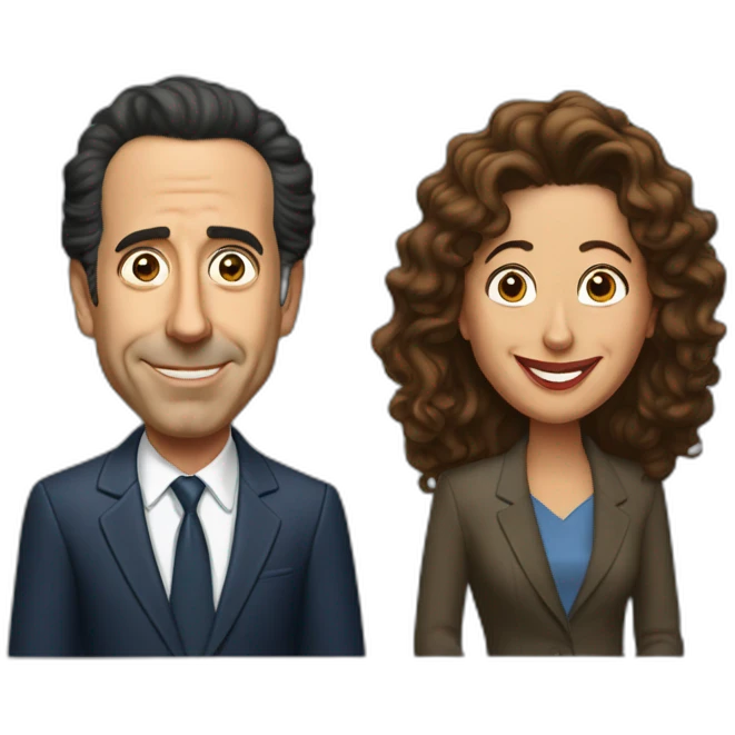 jerry-seinfeld-and-elaine emoji