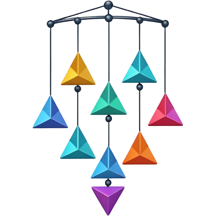 Hanging mobile  emoji