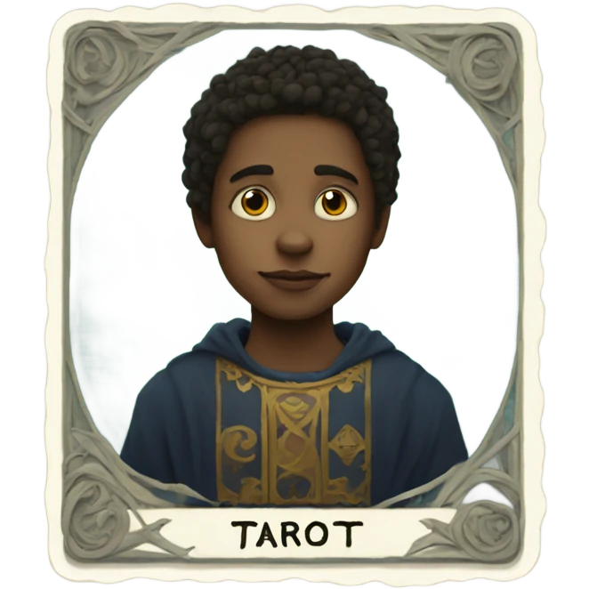 tarot cards boy emoji