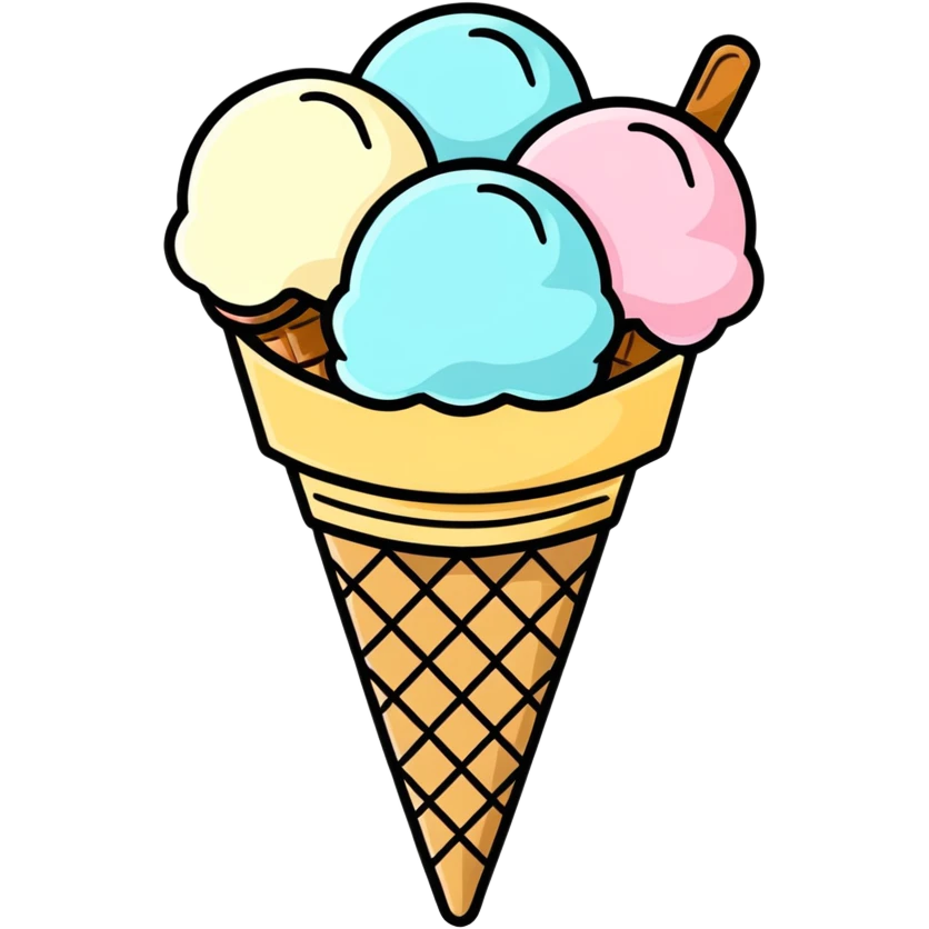 Scale weighing a half oz of ice cream emoji
