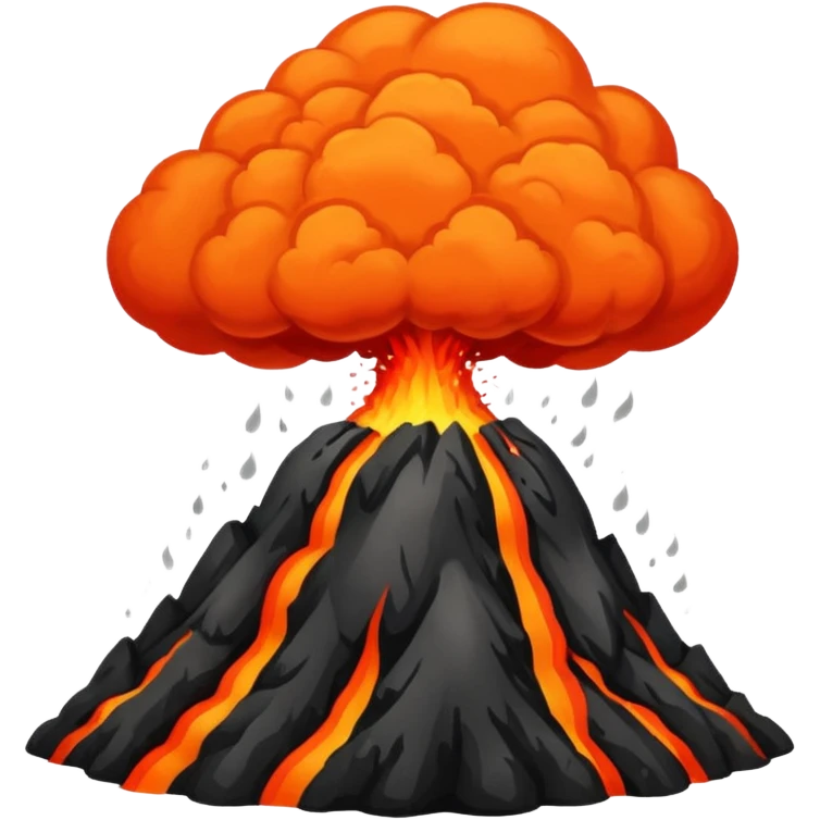 volcanic eruption  emoji