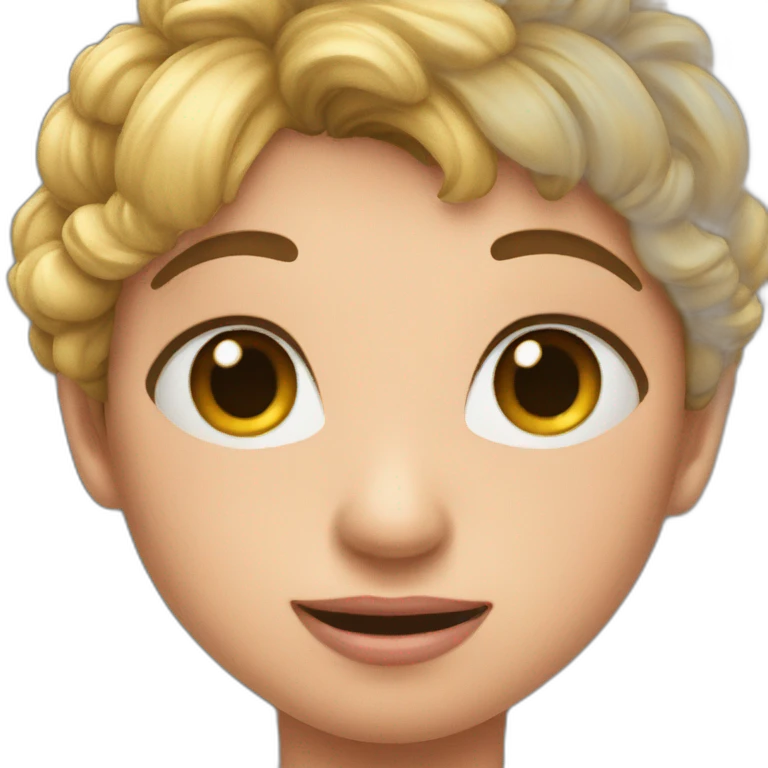 blushing emoji