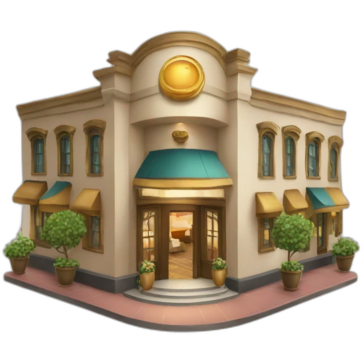 luxurious restaurant emoji