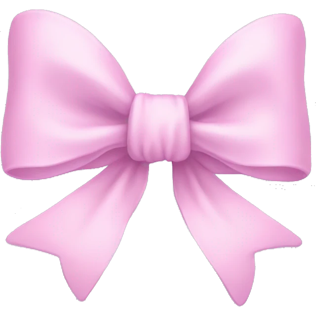 Pastel bow emoji