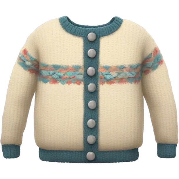 A cute and cozy sweater  emoji