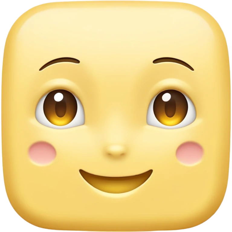 pastel yellow emoji