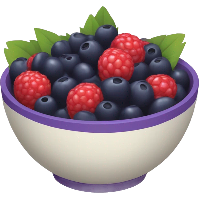 Açai bowl emoji