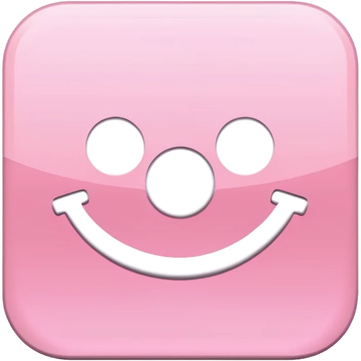 prime video aesthetic logo in pastel pink emoji