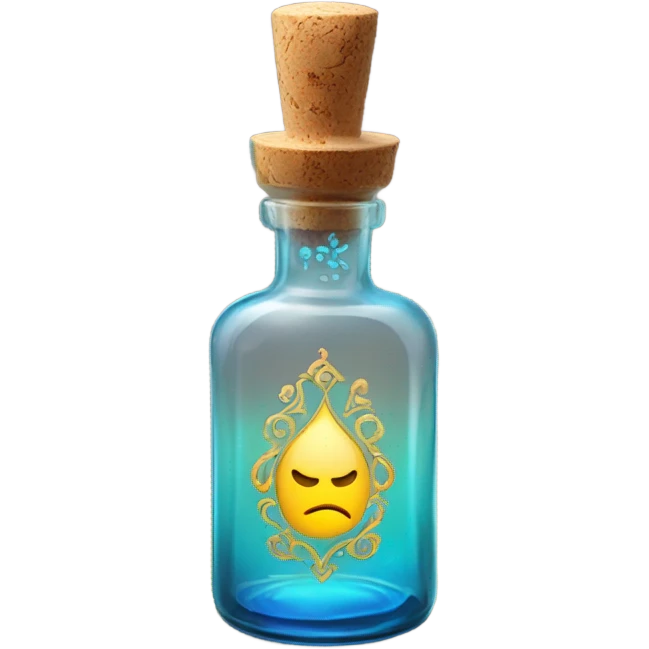Magic strength potion in vial emoji