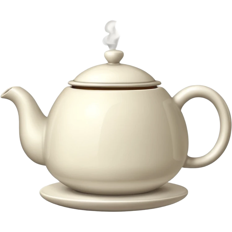 tea pod emoji with steam rising emoji
