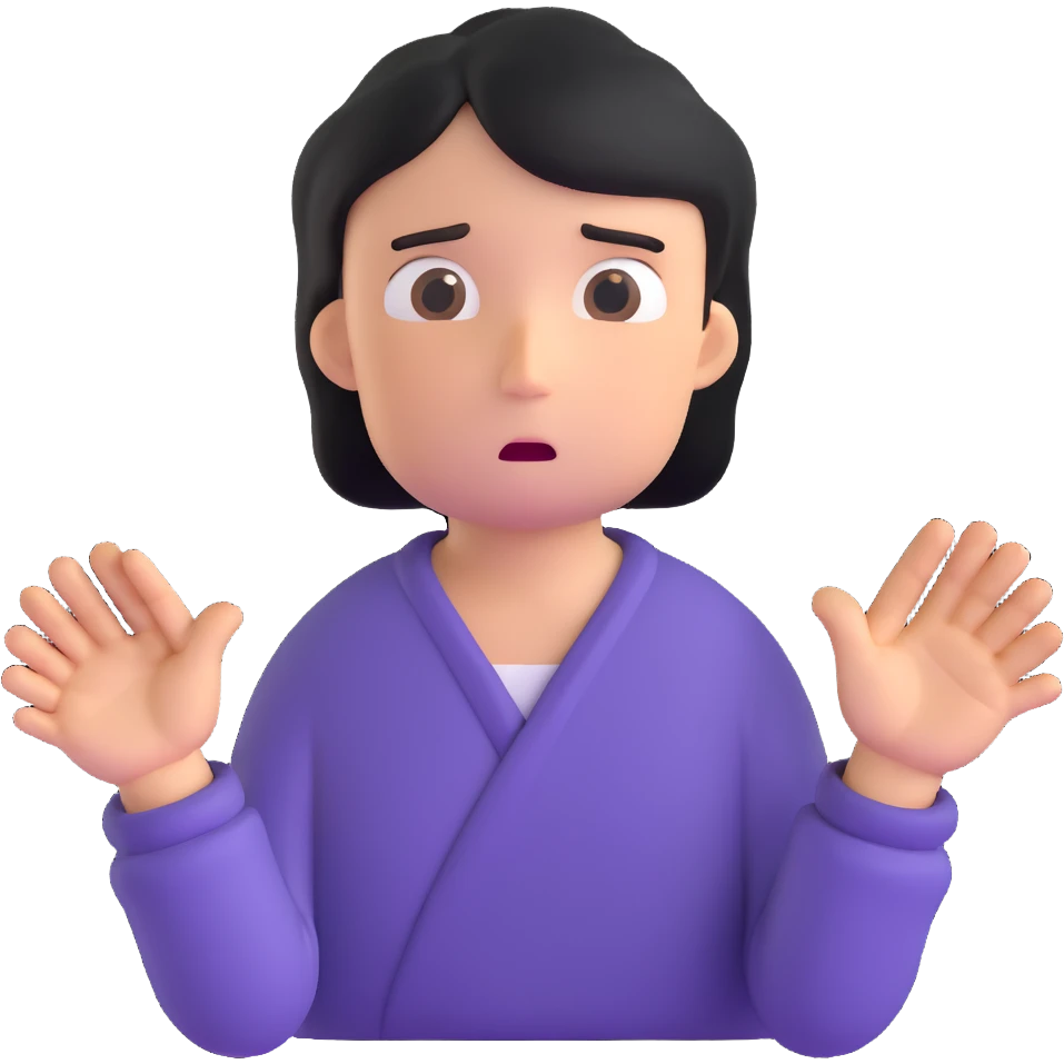 person begging for forgiveness with remorseful expression and pleading hands emoji