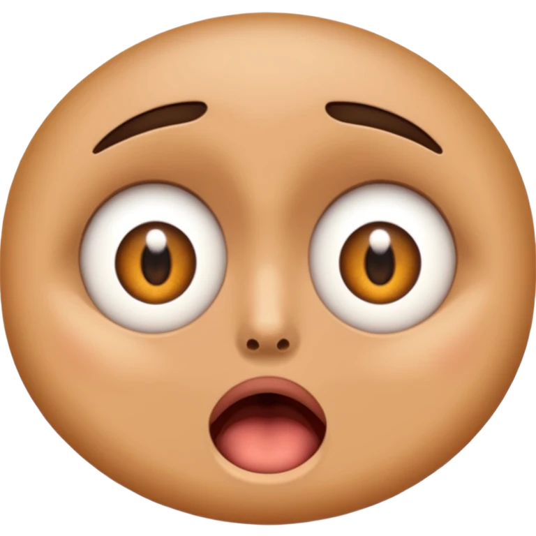 shocked face emoji with jaw dropping down emoji