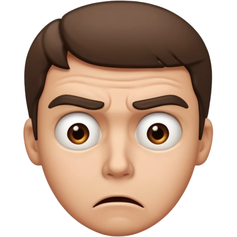 Mixed up emotions emoji