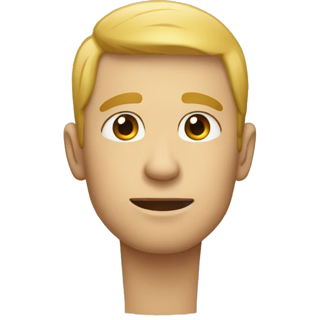 A man holds his neck emoji