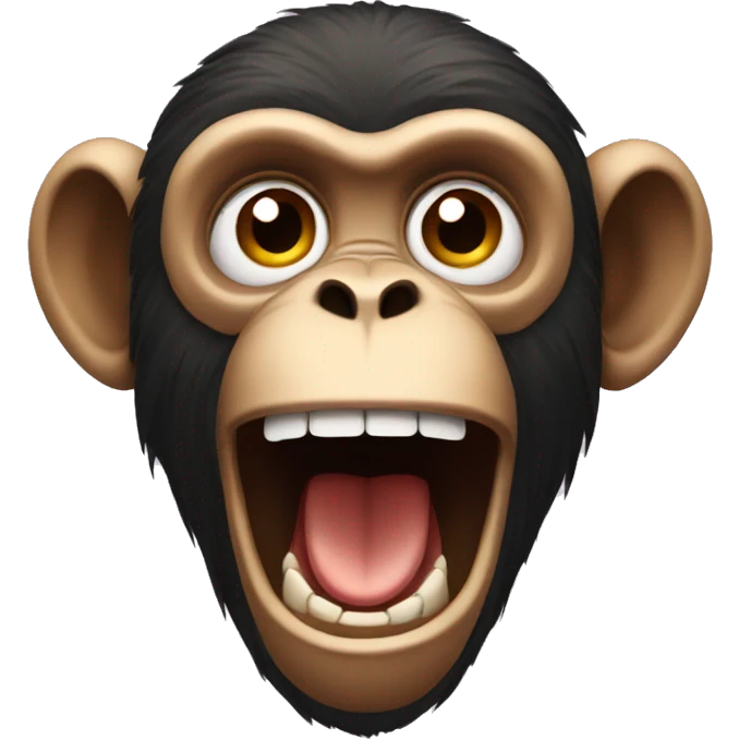 Surprised monkey  emoji