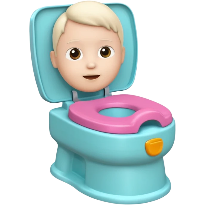 Potty trainer without a person on it. emoji