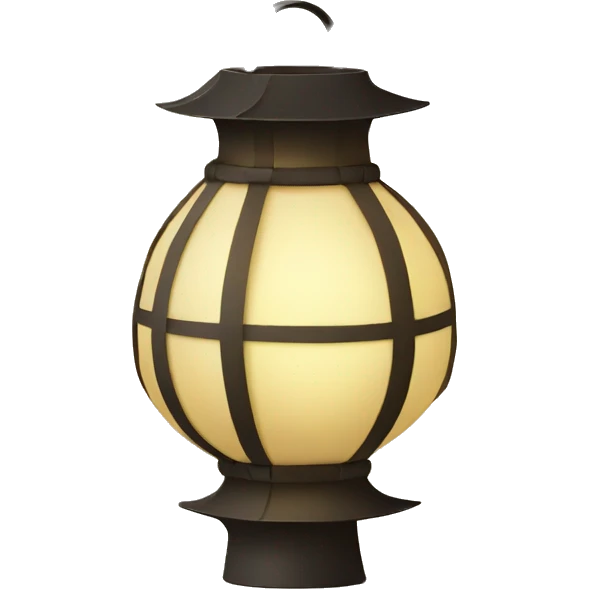 Oriental paper Latern emoji