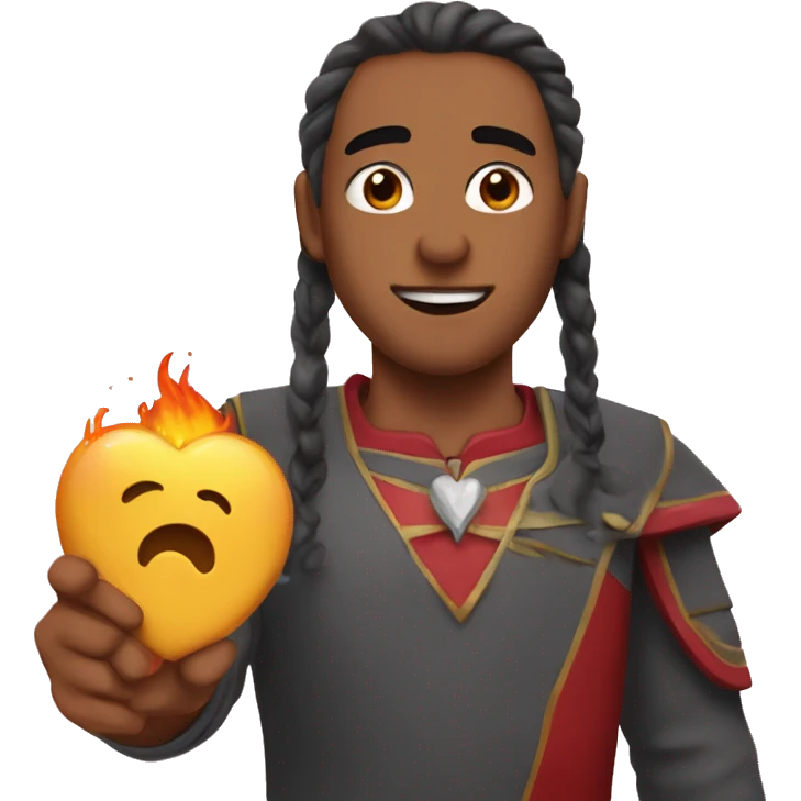 Corazón color guinda  emoji