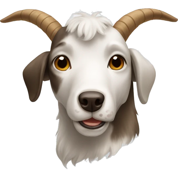 mix between a dog and a goat emoji