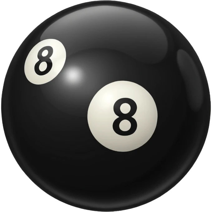 eight ball (billards) emoji