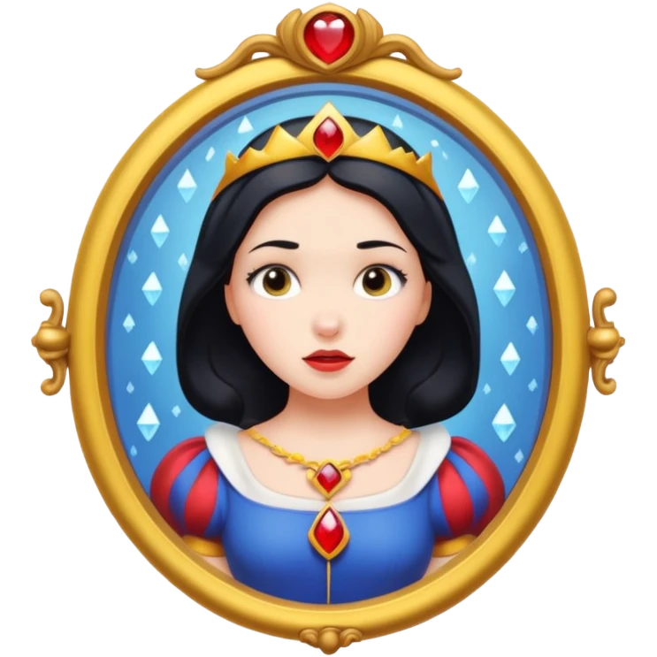 snow white magic mirror emoji