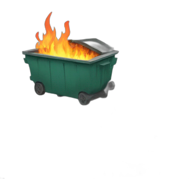 dumpster fire emoji