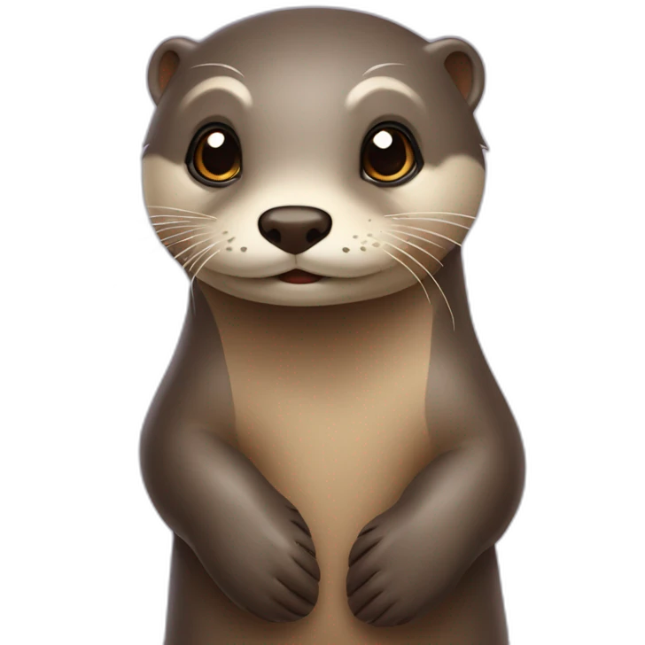 Loutre qui fait un coeur emoji