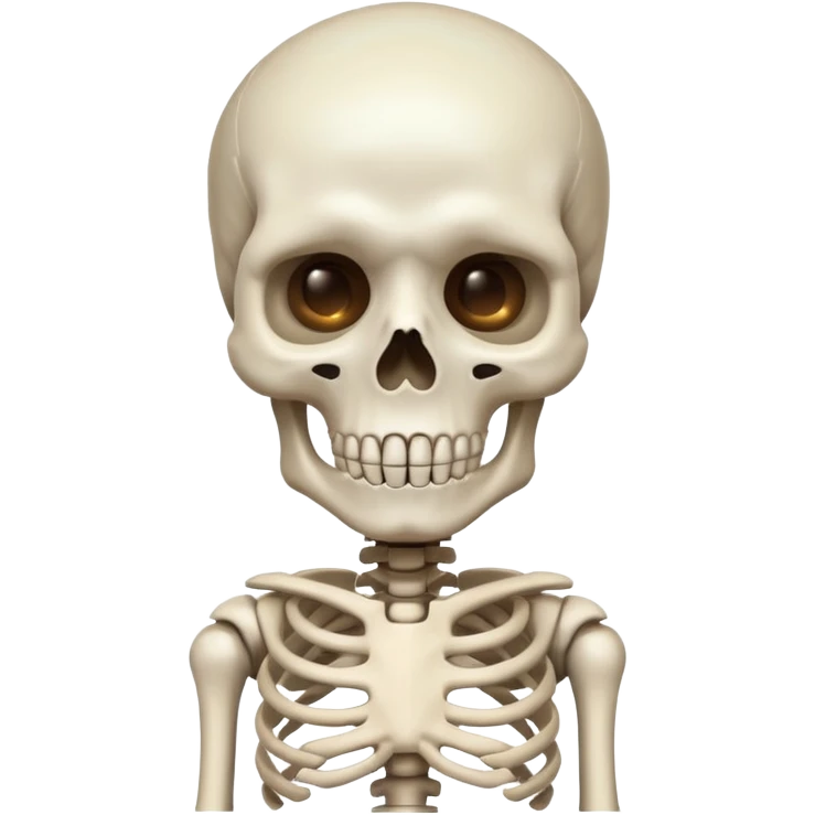 Skeleton surprise emoji
