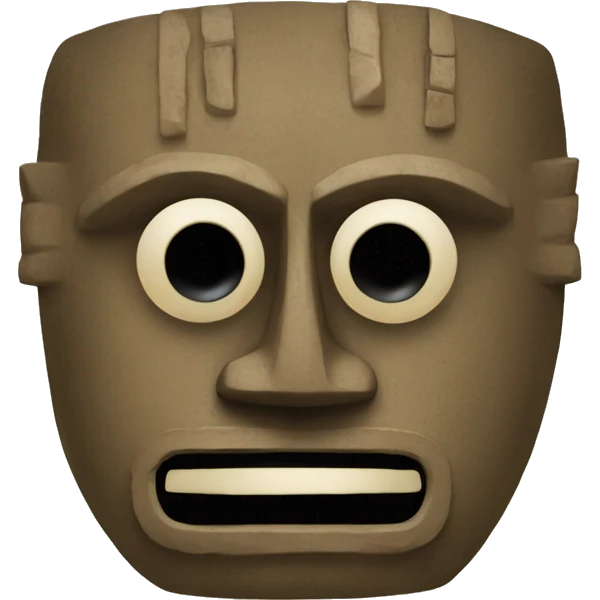 Dogon mask emoji