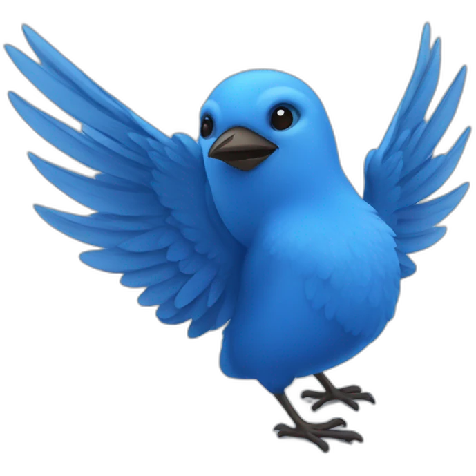 Blue birds emoji