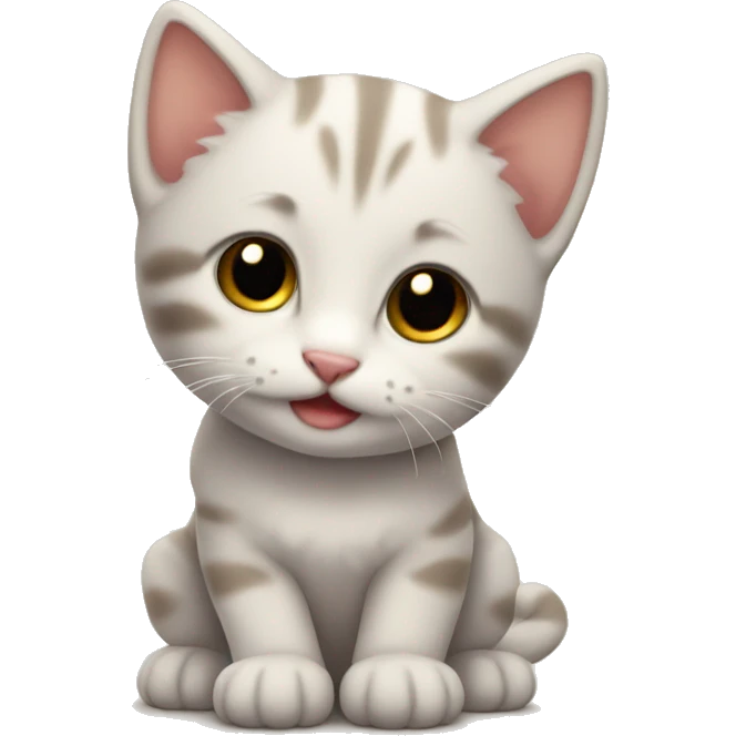 Cute kitten emoji