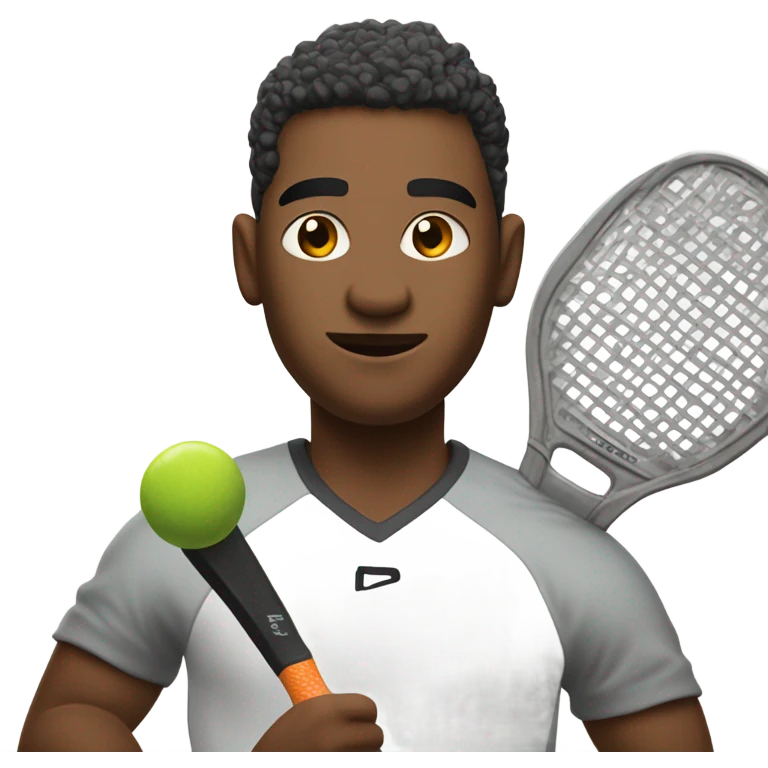 Hogg playing pickleball emoji