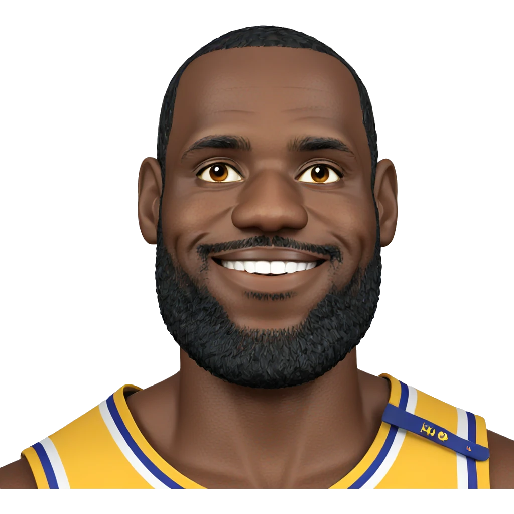 smiling dark-skinned male portrait emoji