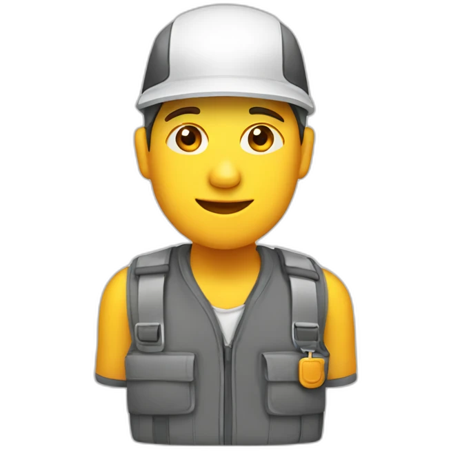 Architecte with a cap emoji