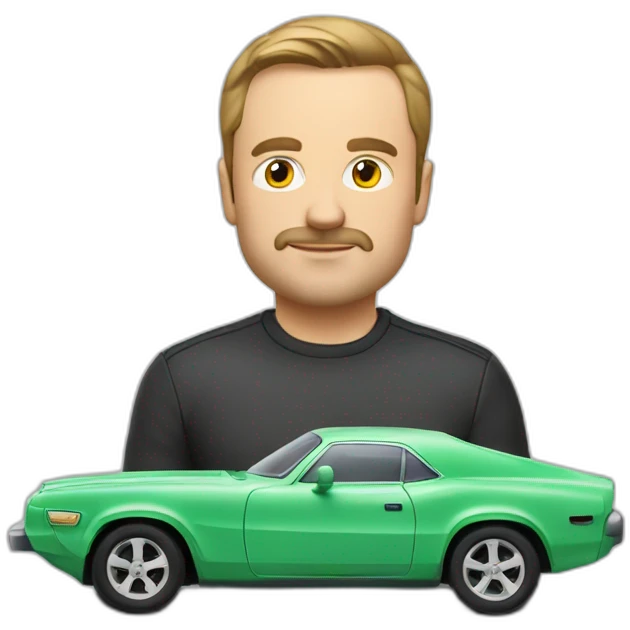 Sergey Stilov with car emoji