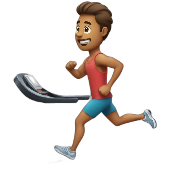 man running on treadmill emoji