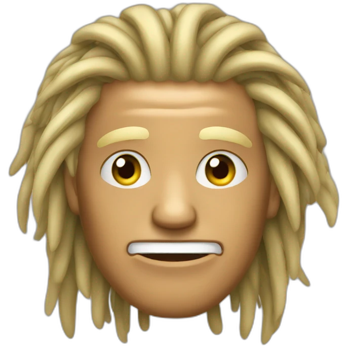 Donald Trump with dreadlocks emoji