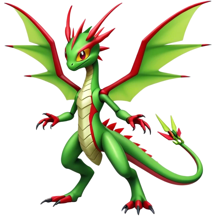 Cool Edgy Shiny Futuristic Ethereal Legendary Scizor-Flygon-Digimon-hybrid full body emoji