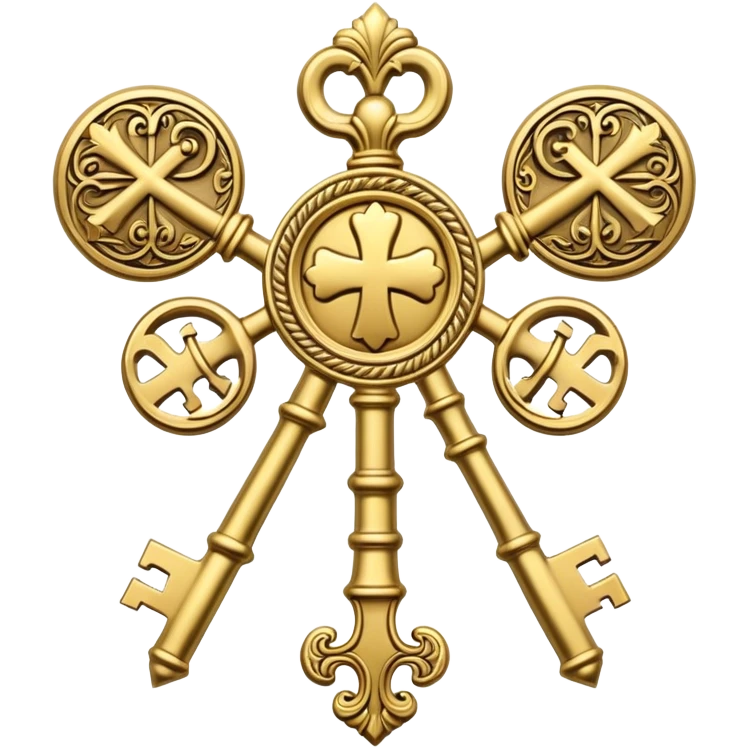the society of the crossed keys emoji
