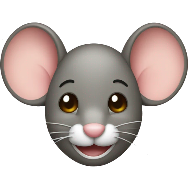mouse with a smile emoji