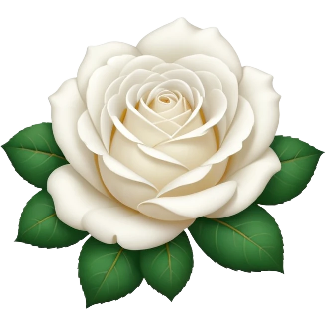 White rose emoji to be copied for instagram  emoji