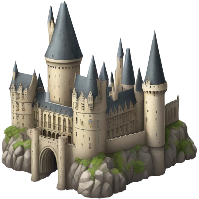 The Harry Potter castle emoji