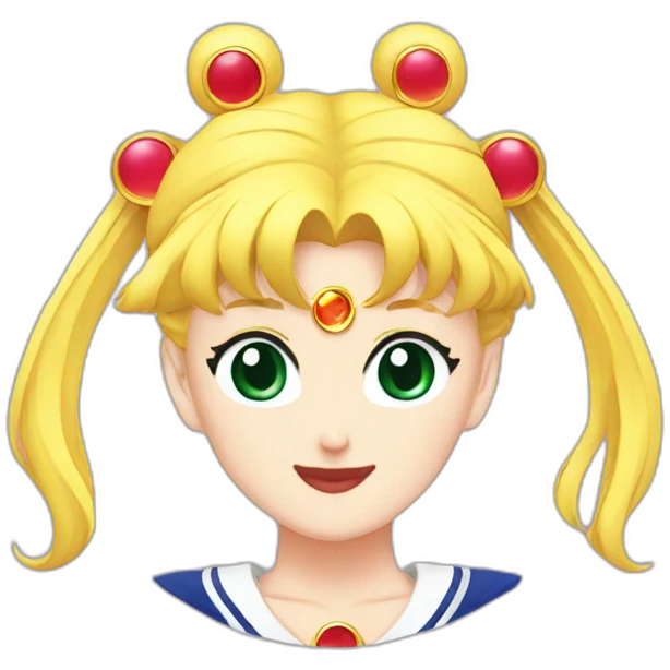 sailor moon face emoji