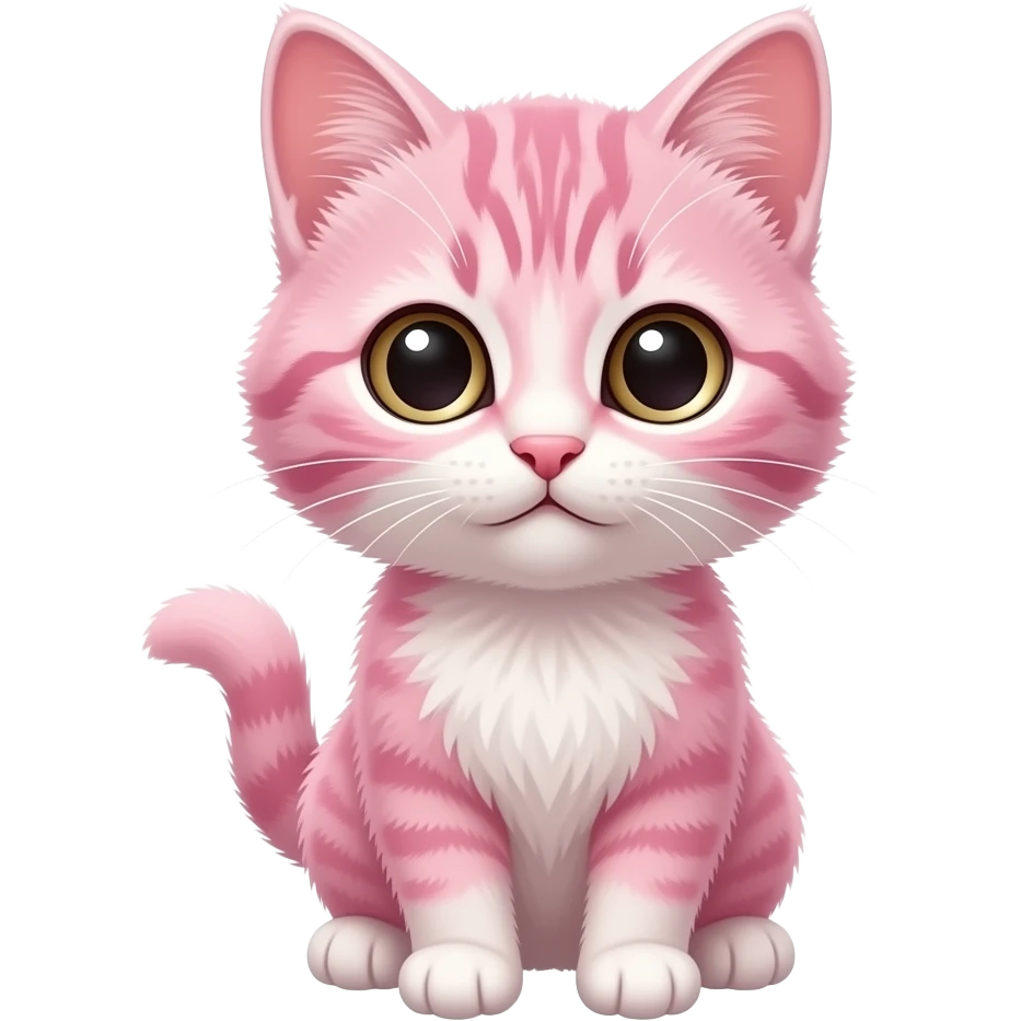Little pink kitten  emoji