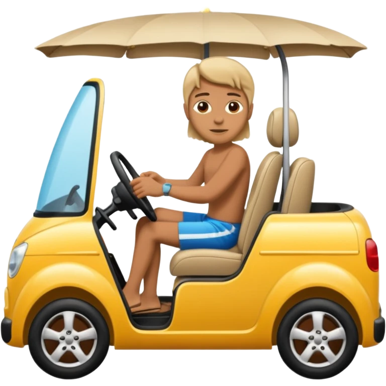 drive with flipflops emoji