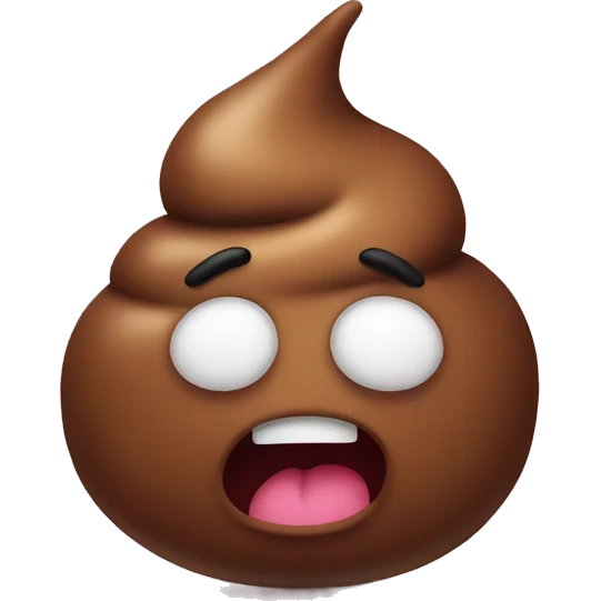 poop emoji  in love emoji