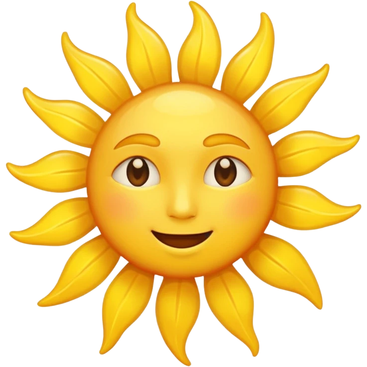 Attitude sun emoji