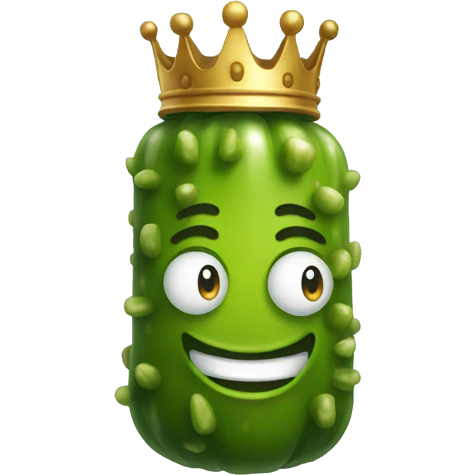 King of pickles emoji