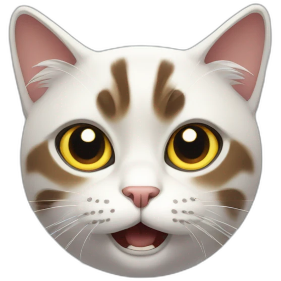 shocked out cat from the future emoji
