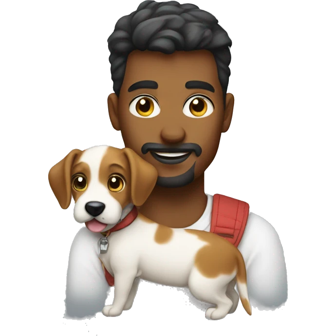 A devloper with a puppy emoji